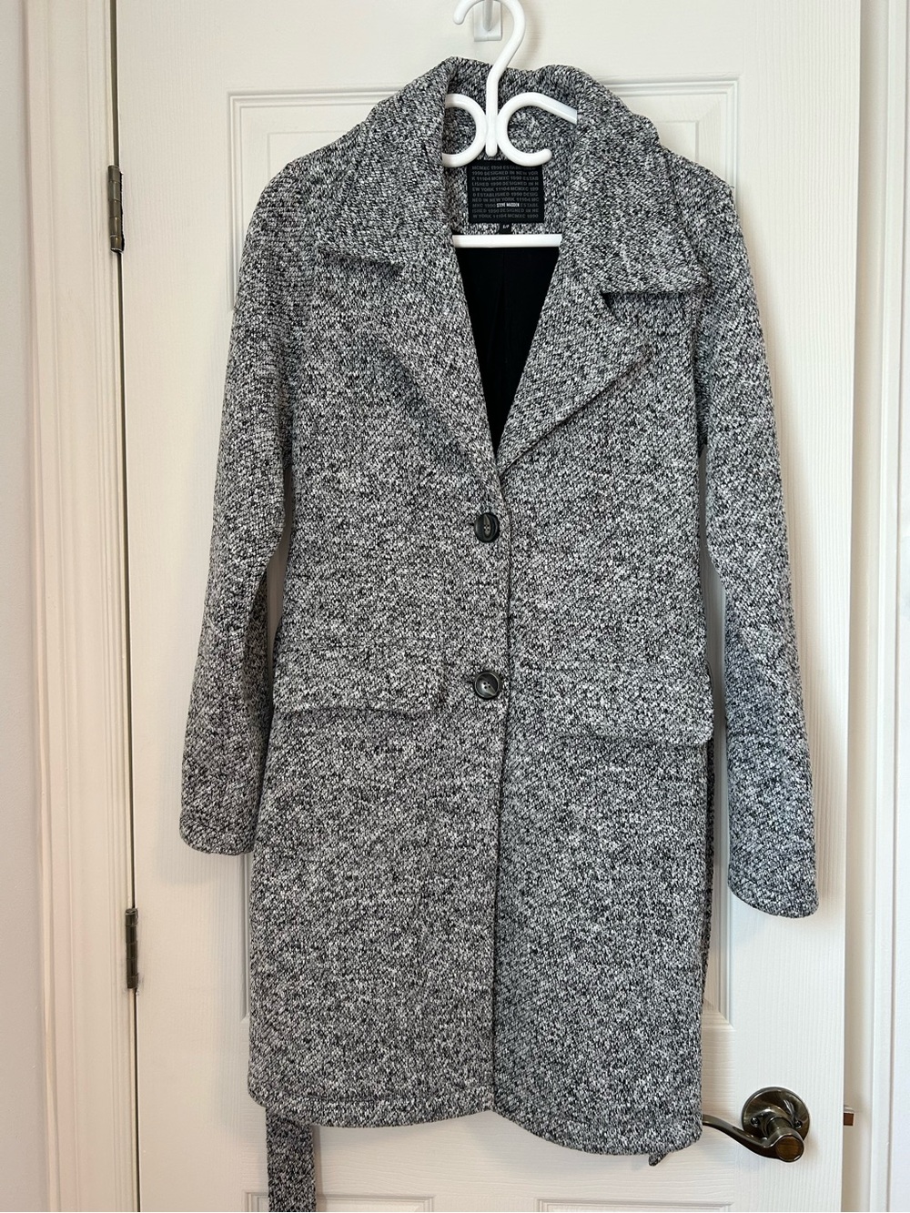 Steve Madden Gray Trench Coat